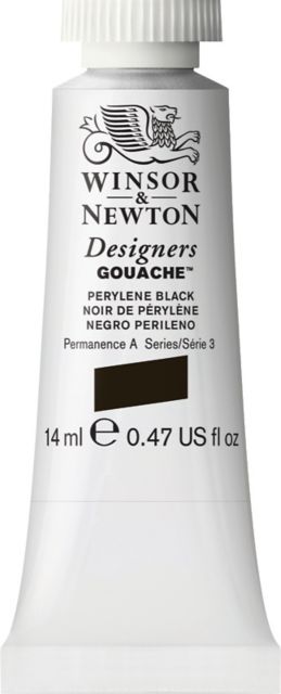 Designer Gouache 14mL Perylene Black