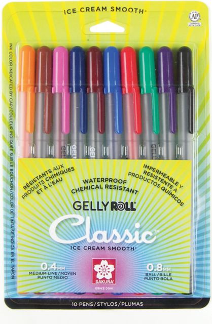 GELLYROLL MEDIUM POINT 10-COLOR SET