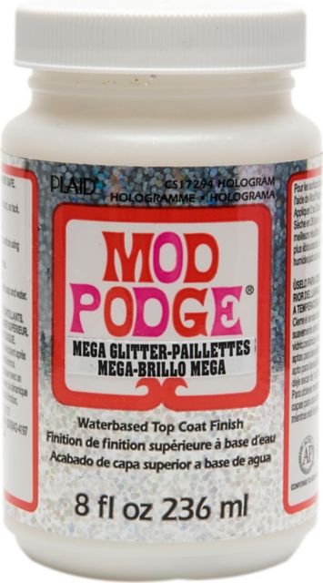 Mod Podge Mega Glitter Hologrm 8oz