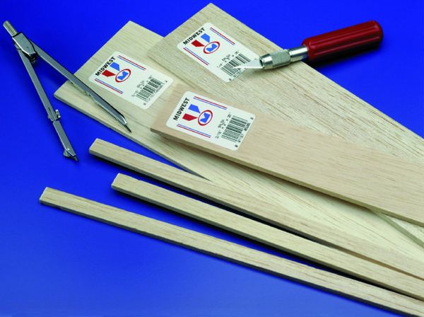 BALSA 1/4X1/4X36