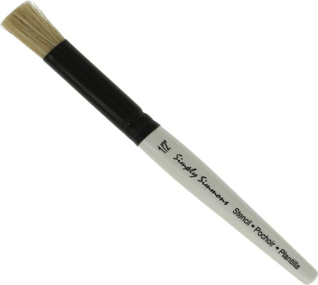 SIMPLY SIMMONS BRUSH STENCIL 1/2 SHORT HANDLE