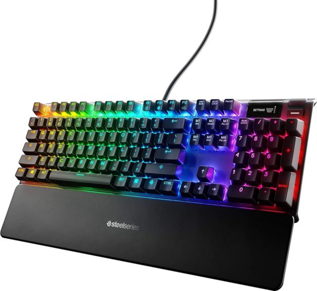 Apex 7 Wired Gaming Tactile & Quiet Mechanical Red Switch Keyboard with RGB Backlighting (Black) - ONLINE ONLY
