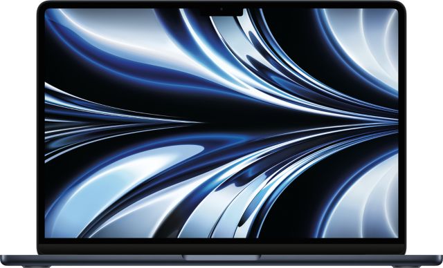 13-inch MacBook Air: Apple M2 chip with 8-core CPU and 8-core GPU, 256GB - Midnight - ONLINE ONLY