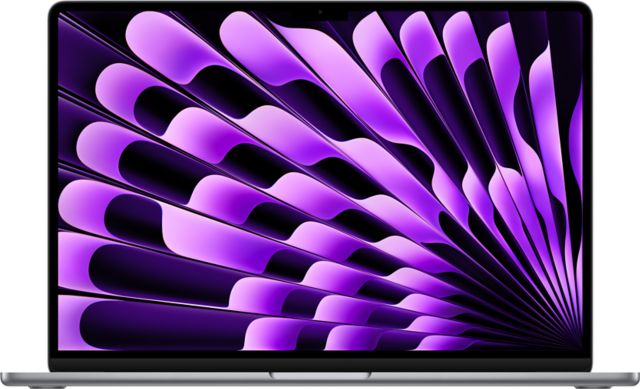 15-inch MacBook Air: Apple M3 chip with 8-core CPU and 10-core GPU, 8GB, 256GB SSD - Space Gray