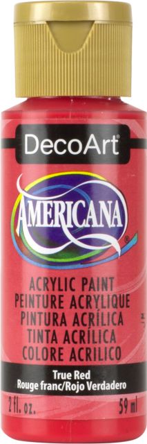 AMERICANA CRAFT ACRYLIC 2OZ TRUE RED